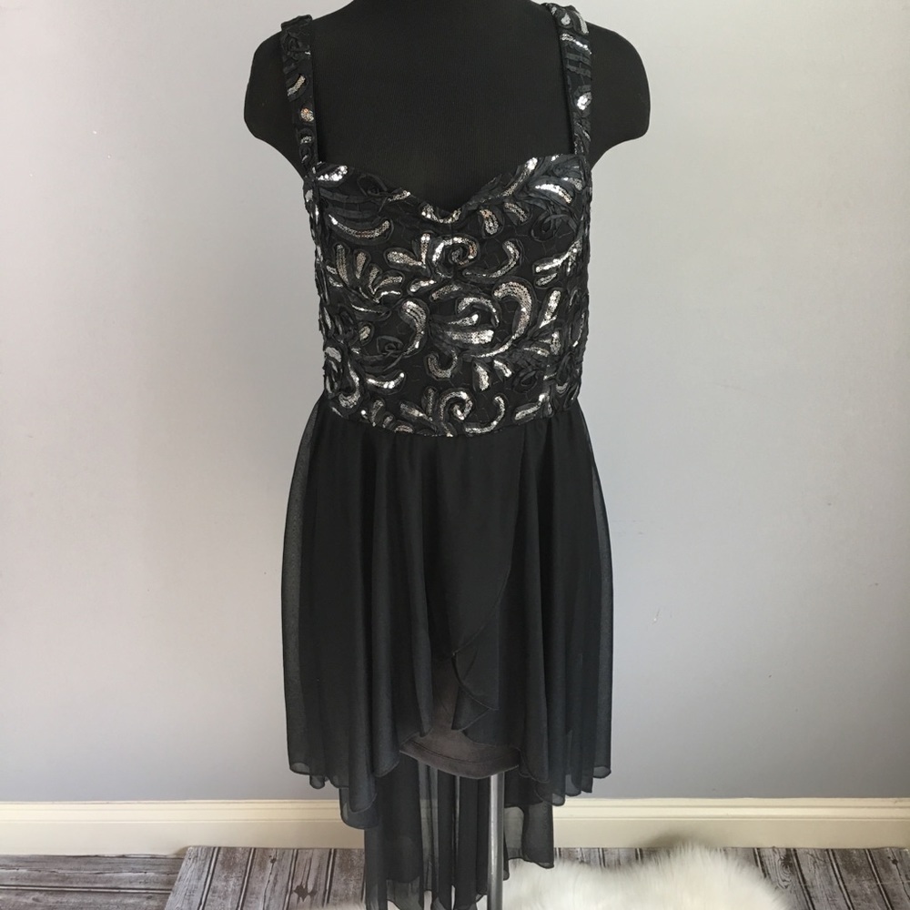 Emerald Sundae Juniors' High-Low homecoming dress size 13 - Picture 9 of 10